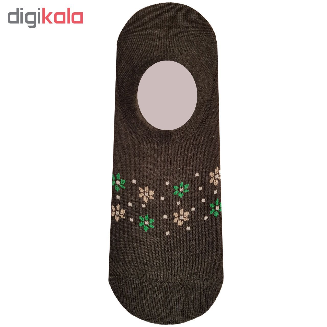 جوراب زنانه طرح گل مجموعه 4 عددی - - 17