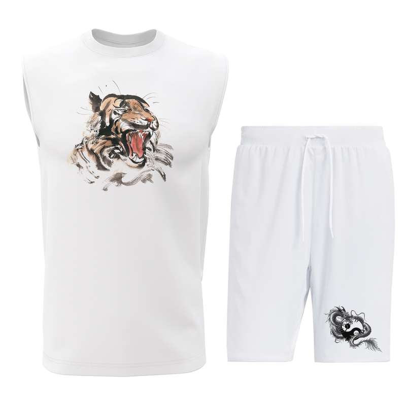 ست تاپ و شلوارک مردانه مدل T172W