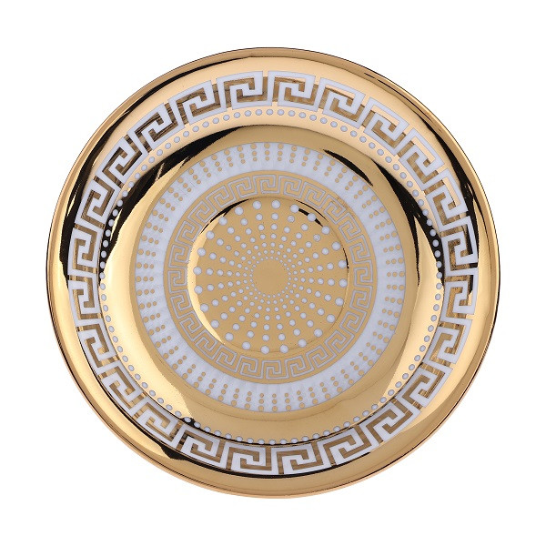 نعلبکی چینی گلد کد ۱۸ بسته ۶ عددی