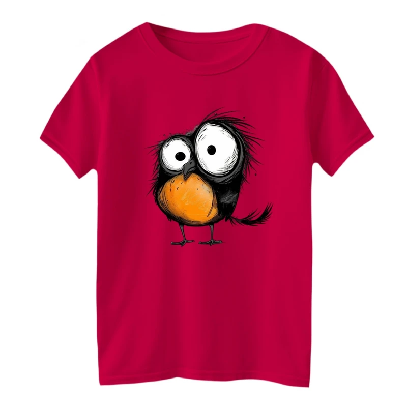 تی شرت آستین کوتاه بچگانه مدل جوجه کوچولو