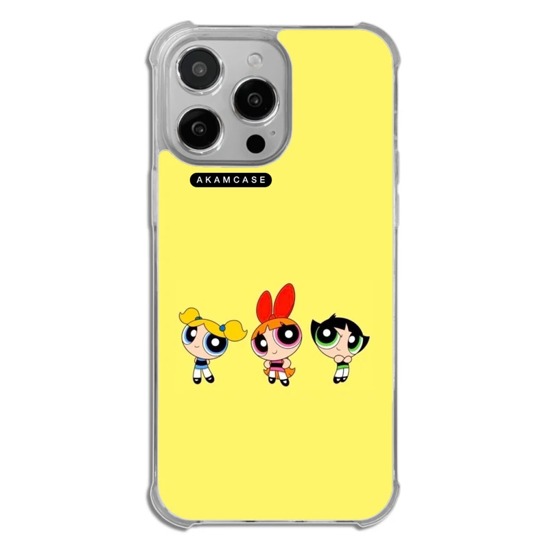 کاور آکام مدل AMCWTA14PROMAX-POWERPUFF GIRLS3 مناسب برای گوشی موبایل اپل iPhone 14 Pro Max
