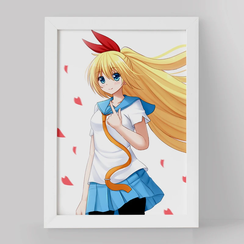 تابلو خندالو مدل انیمه عشق دروغین کد 17204