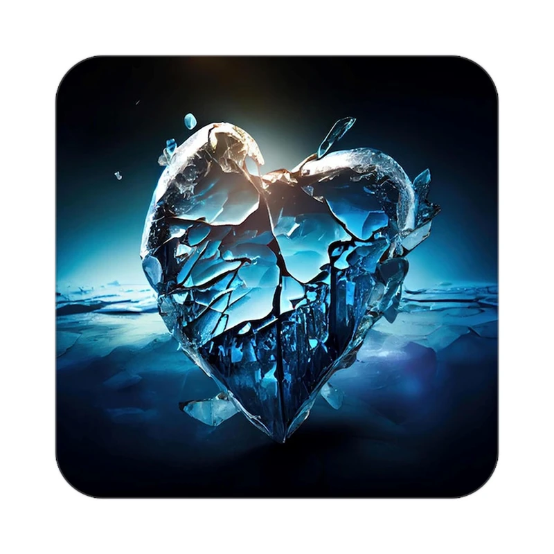 زیر لیوانی کاکتی مدل عاشقانه کد mp12020