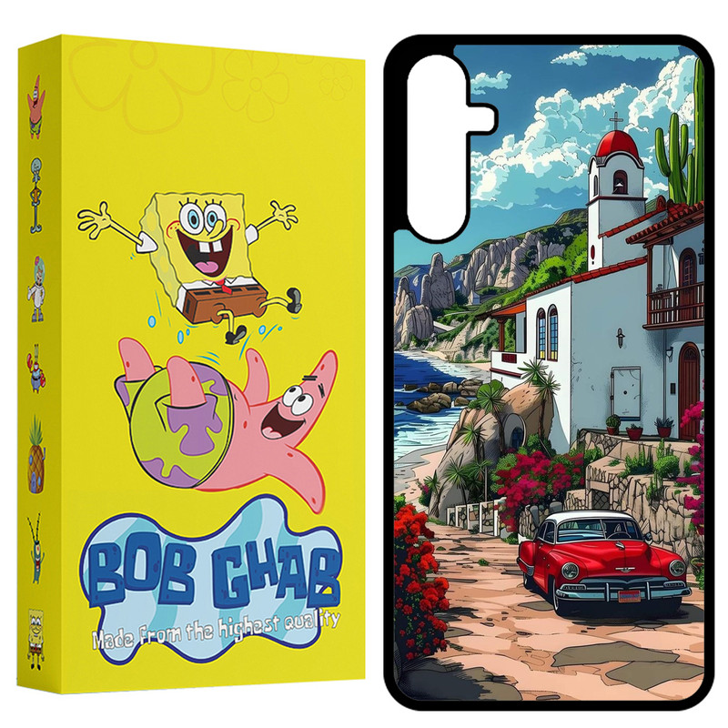 کاور باب قاب طرح ماشین مدل BCPA24 مناسب برای گوشی موبایل سامسونگ Galaxy A24 4G