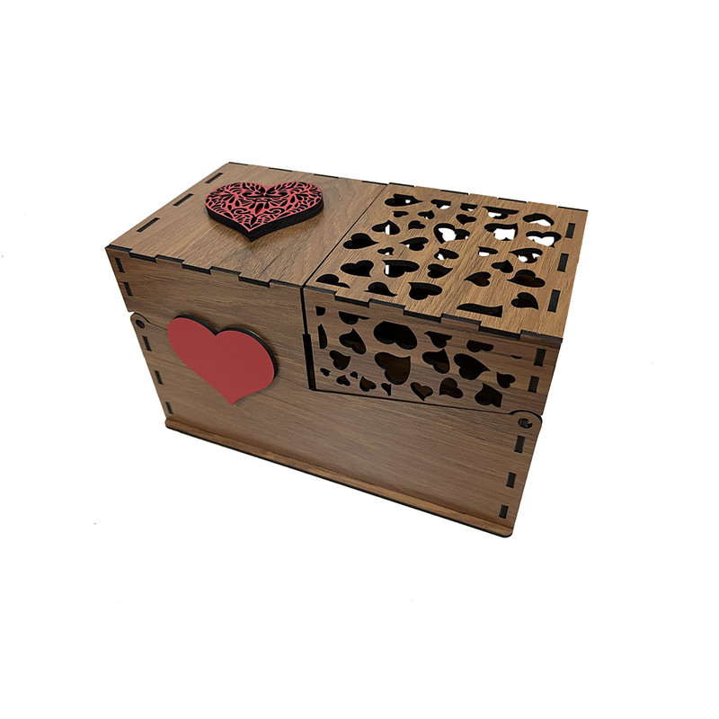 جعبه هدیه مدل چوبی کد 02