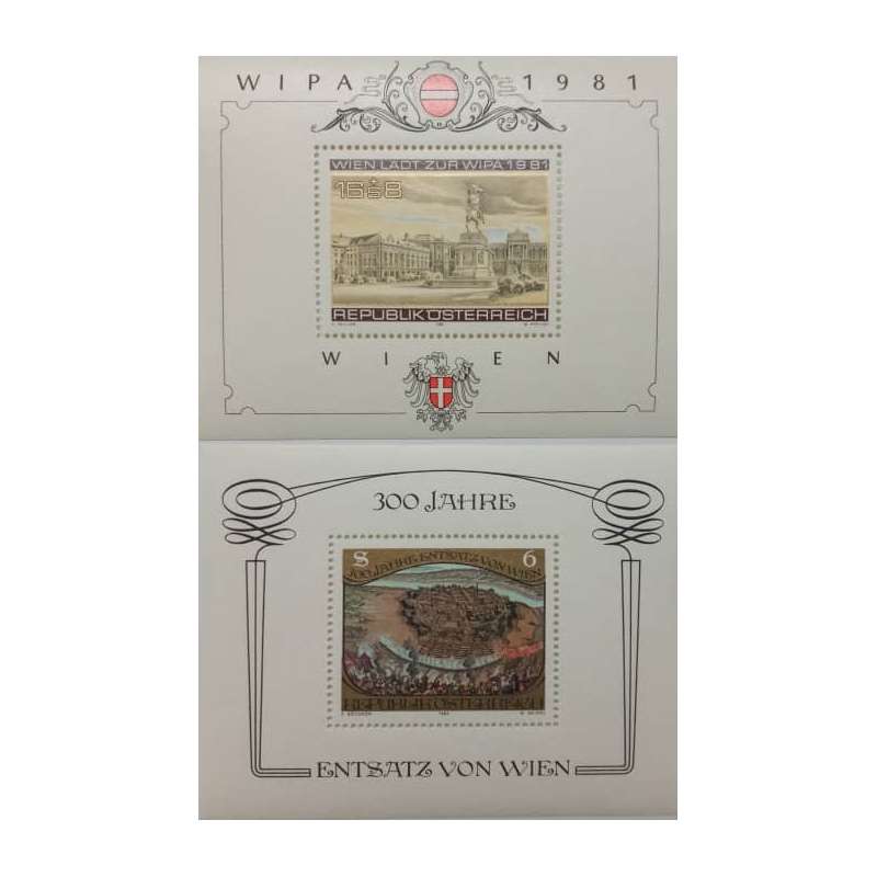 تمبر یادگاری مدل اتریش مجموعه 2 عددی