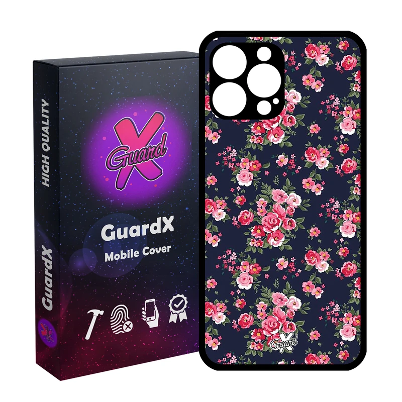 کاور گارد ایکس طرح Flower مدل Glass10130 مناسب برای گوشی موبایل اپل iPhone 12 Pro Max
