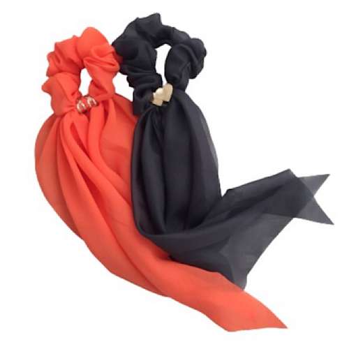 کش مو زنانه مدل دنباله دار حریر کد 1487 مجموعه 2 عددی