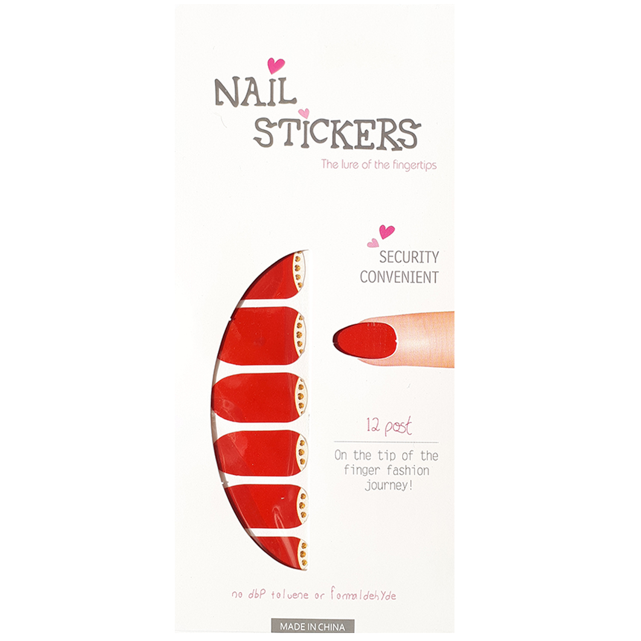 استیکر طراحی ناخن مدل Na029