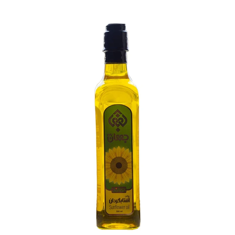 روغن بکر آفتاب گردان جهان بانو - 500 میلی لیتر بسته 6 عددی