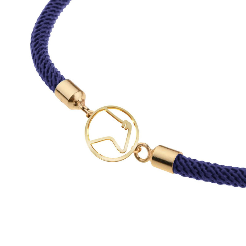 دستبند طلا 18 عیار زنانه مدوپد مدل گاو کد D15-10224