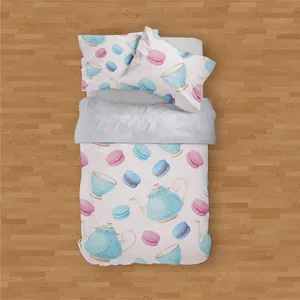 سرویس روتختی مدوپد طرح چای عصرانه مدل PAT00285 یک نفره 4 تکه