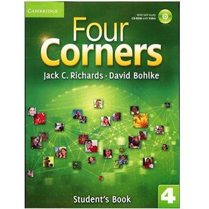کتاب زبان Four Corners 4 Students Book + Workbook نشر ابداع