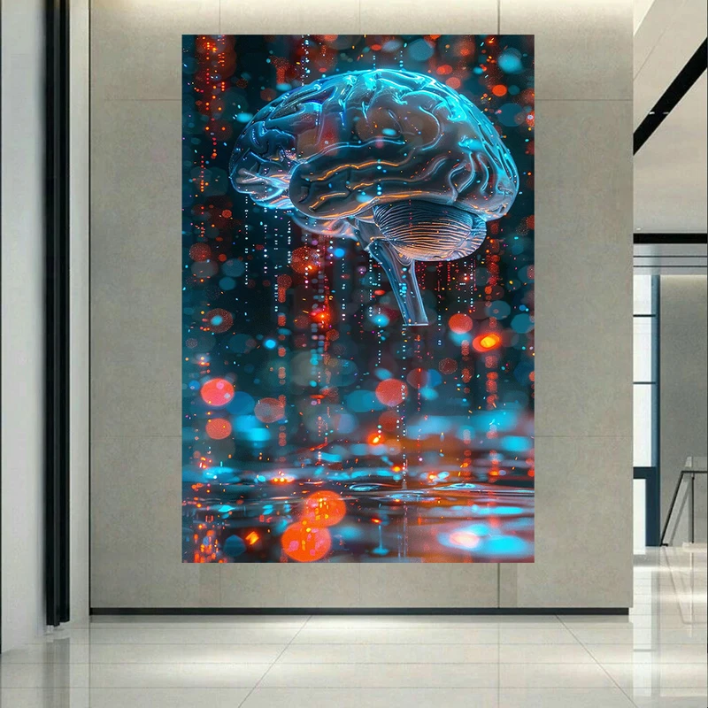  پوستر طرح تصویری سه‌بعدی مدل ماتریکس کد PD130781