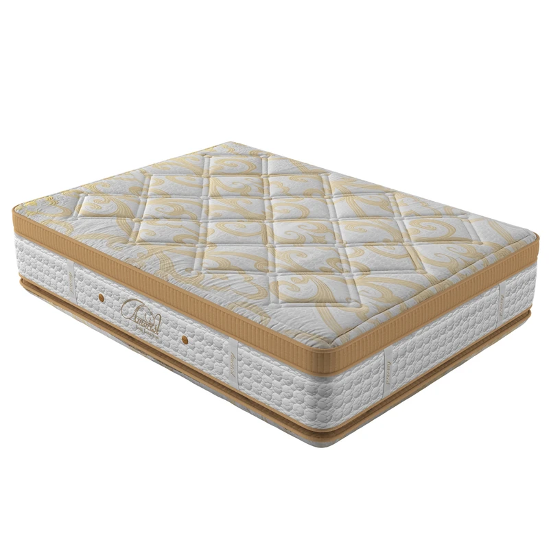 تشک فنر منفصل آمورست مدل گلد لاکچری دو نفره سایز 140x200 سانتی متر