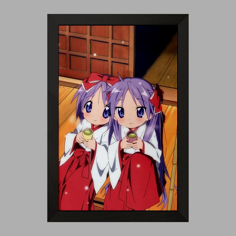 تابلو خندالو مدل انیمه ستاره خوش شانس Lucky Star  کد 23589