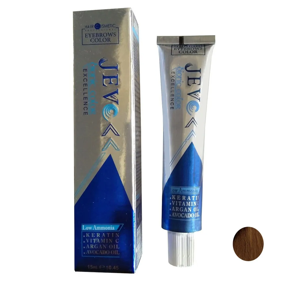 رنگ ابرو جوو مدل Excellence شماره 6.0 حجم 15 میلی لیتر رنگ قهوه ای استون روشن