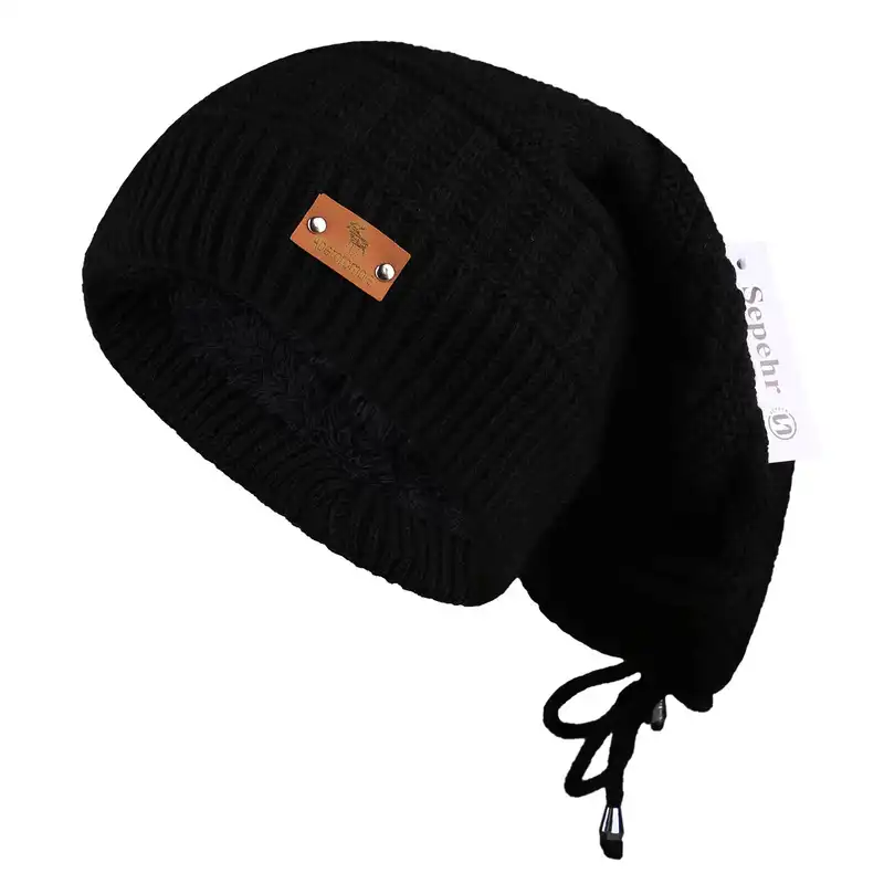 کلاه بافتنی سپهر طرح اسکارف مدل 3350