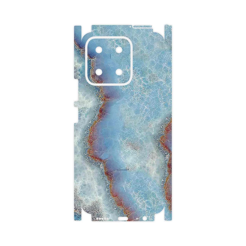 برچسب پوششی ماهوت مدل Blue_Ocean_Marble-FullSkin مناسب برای گوشی موبایل آنر X5b