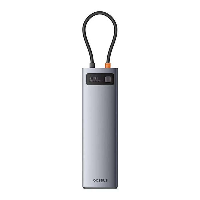 هاب 11 پورت USB-C بیسوس مدل Clarity 4K@60HZ هاب 11 پورت USB-C بیسوس مدل Clarity 4K@60HZ