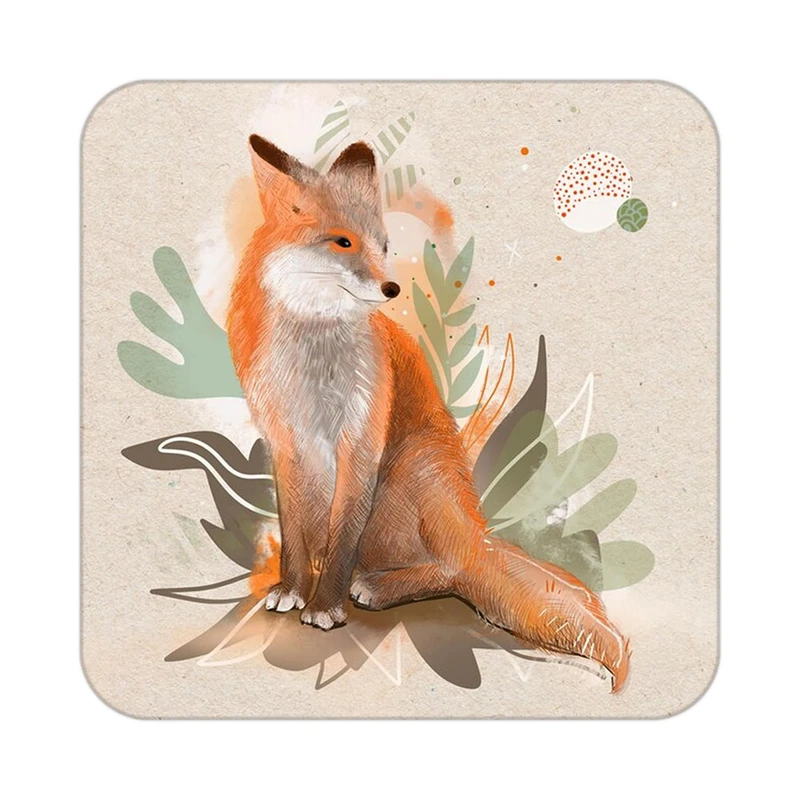 زیر لیوانی کاکتی طرح حیوانات رنگی مدل mp26528