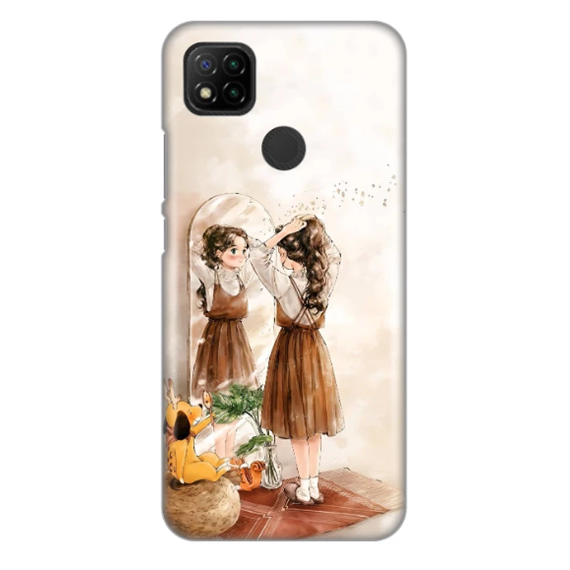 کاور طرح دختر فانتزی کد DIMO-067 مناسب برای گوشی موبایل شیائومی  redmi 9C / 9C NFC / 10 A