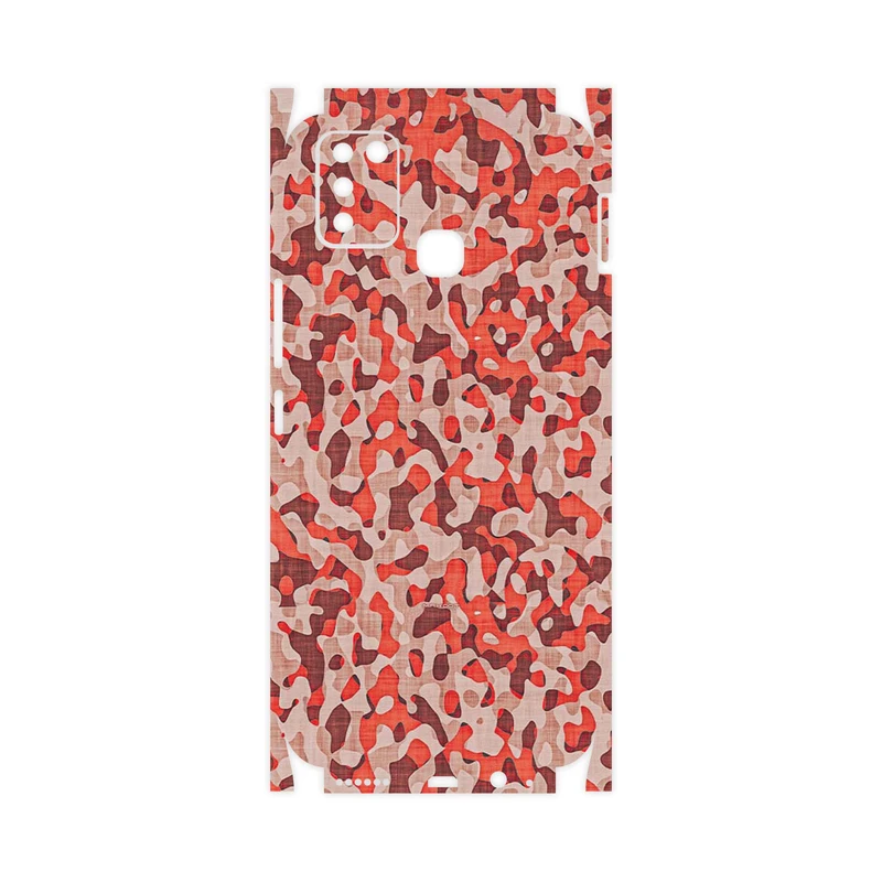 برچسب پوششی ماهوت مدل Red Infantry Army-FullSkin مناسب برای گوشی موبایل اینفینیکس Smart 6 X657B