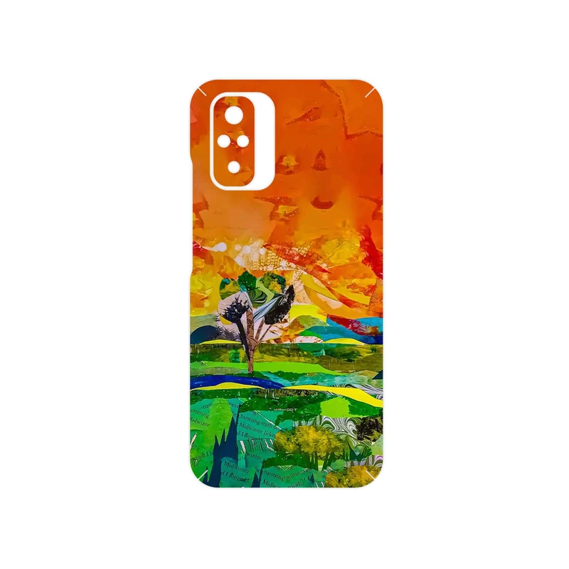 برچسب پوششی ماهوت مدل Collage of Painting مناسب برای گوشی موبایل شیائومی Redmi Note 10