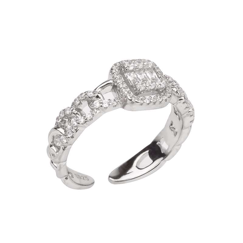 انگشتر نقره زنانه مدل 21456