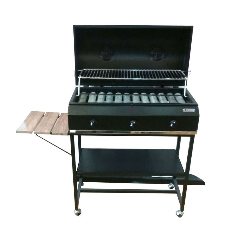 باربیکیو شومینه بیستون مدل گازی پایه دار BBQ.G.80.LO باربیکیو شومینه بیستون مدل گازی پایه دار BBQ.G.80.LO