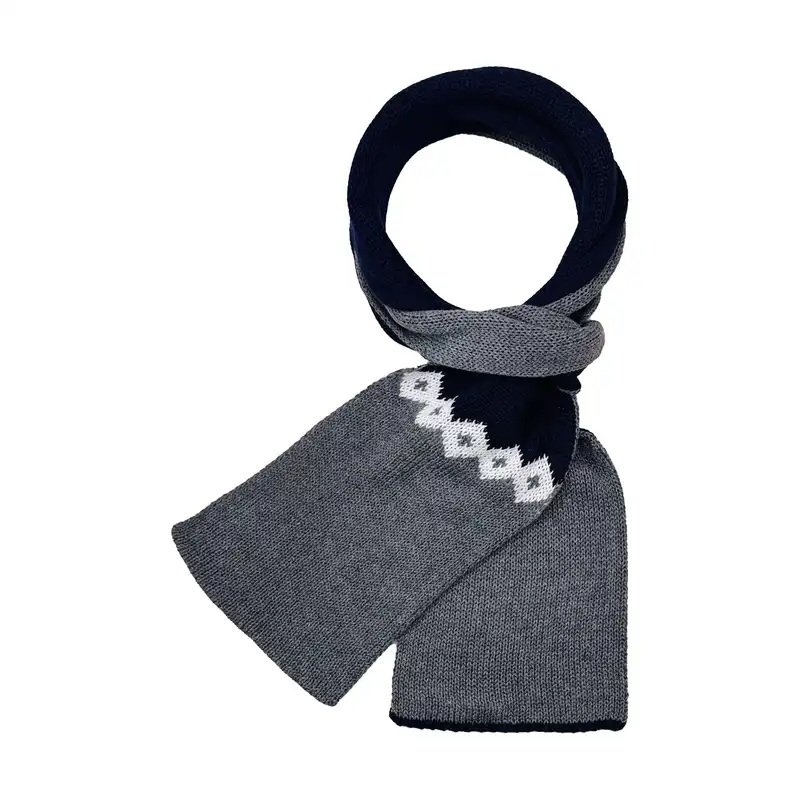 ست کلاه و شال گردن بافتنی بچگانه مدل 20106