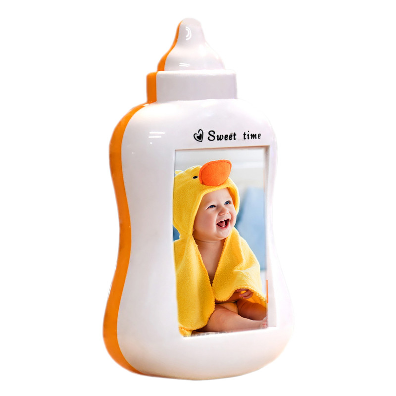 قاب عکس کودک مدل شیشه شیر
