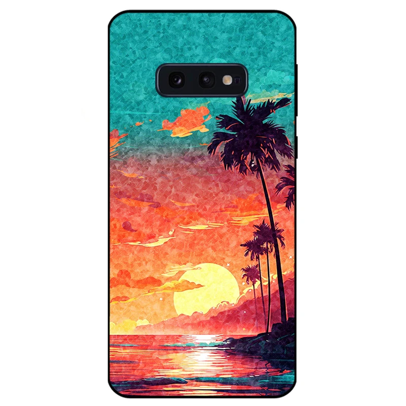 کاور مگافون طرح تابستان مدل 8000 مناسب برای گوشی موبایل سامسونگ Galaxy S10 E          