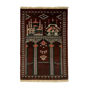 فرش دستبافت یک متری مدل ترکمن  کد NKP TON15
