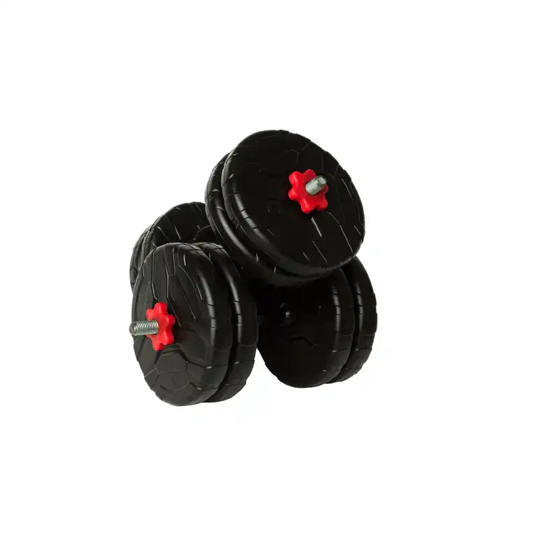 دمبل رادیس فیت مدل Gray Handle 10-2.5 وزن 10 کیلوگرم بسته دو عددی