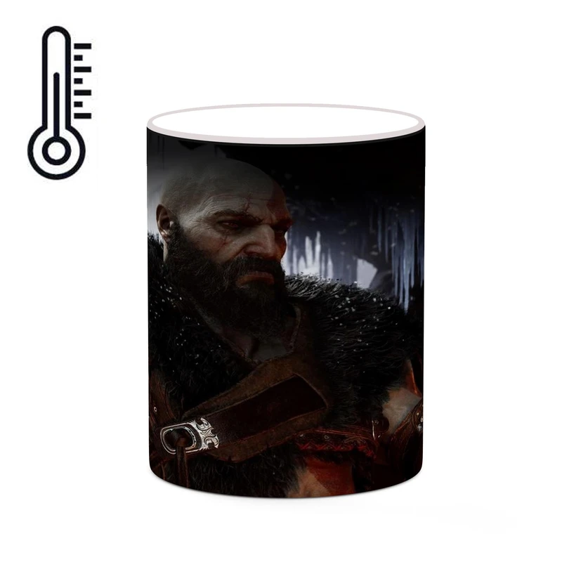 ماگ حرارتی کاکتی طرح گاد آف وار God Of War مدل mgh40539