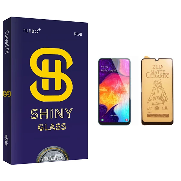 محافظ صفحه نمایش سرامیکی آتوچبو مدل Shiny Glass مناسب برای گوشی موبایل سامسونگ Galaxy A50