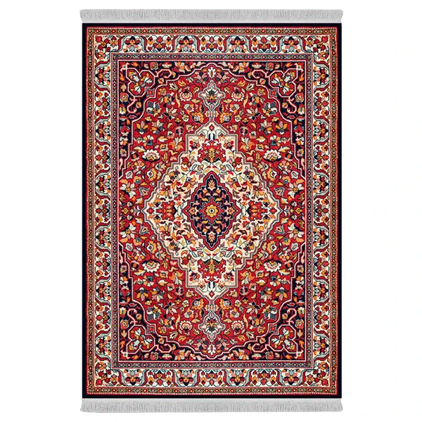 فرش پارچه‌ای دفه مدل فرشینه طرح مدرن کد 881