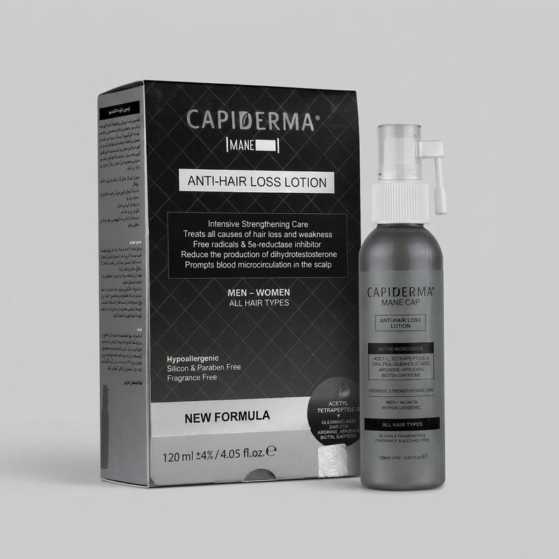 لوسیون ضدریزش و تقویت کننده مو کپیدرما مدل new formula حجم 120 میلی لیتر 