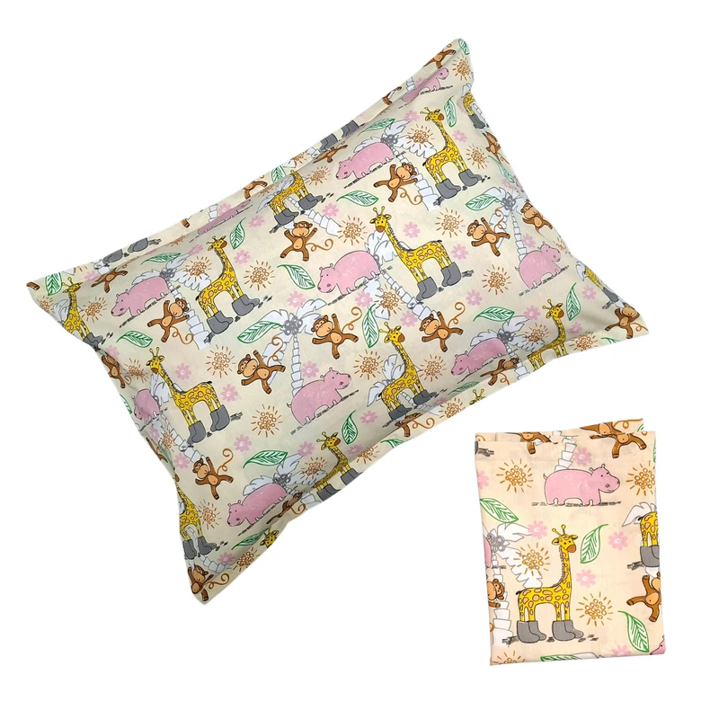 سرویس ملحفه 1 نفر 2 تکه مدل زرافه چکمه پوش