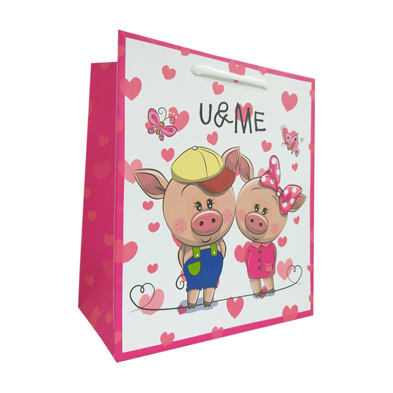 پاکت هدیه طرح خوک کد 1051 بسته 2 عددی