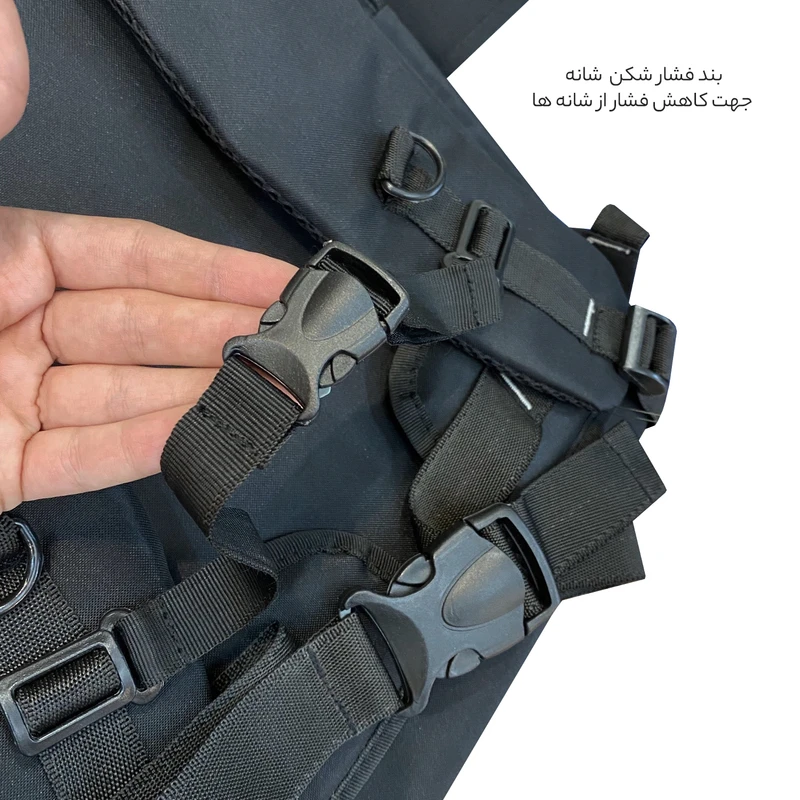 عکس شماره 16 : کوله پشتی کوهنوردی 65 لیتری فوروارد کد fclt8020