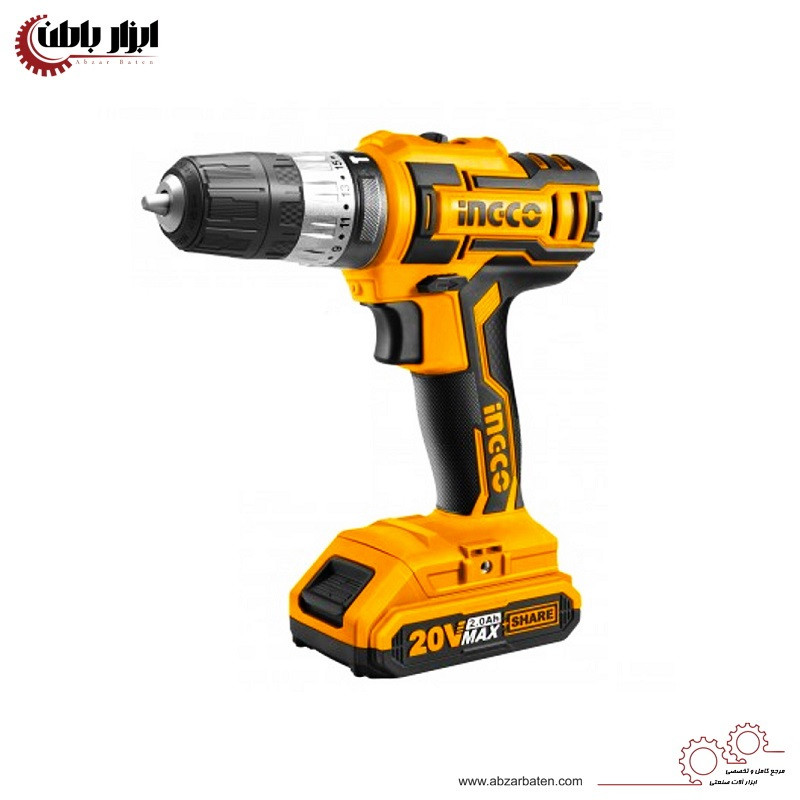 دریل پیچ گوشتی چکشی شارژی اینکو مدل CIDLI200215-20V