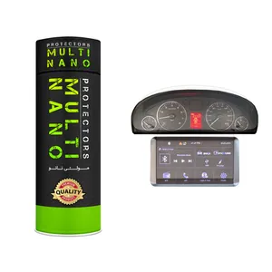 محافظ صفحه نمایش مانیتور خودرو مولتی نانو مدل X-SBT مناسب برای سورن پلاس به همراه محافظ صفحه کیلومتر