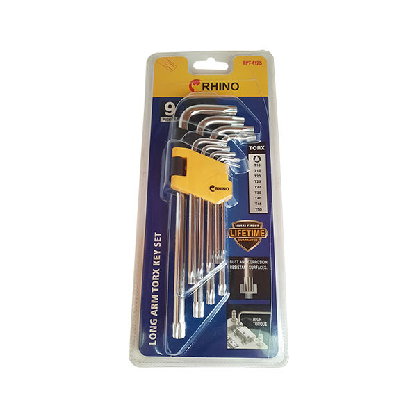 مجموعه 9 عددی آچار آلن ستاره ای رینو مدل DI-RPT-4125 مجموعه 9 عددی آچار آلن ستاره ای رینو مدل DI-RPT-4125