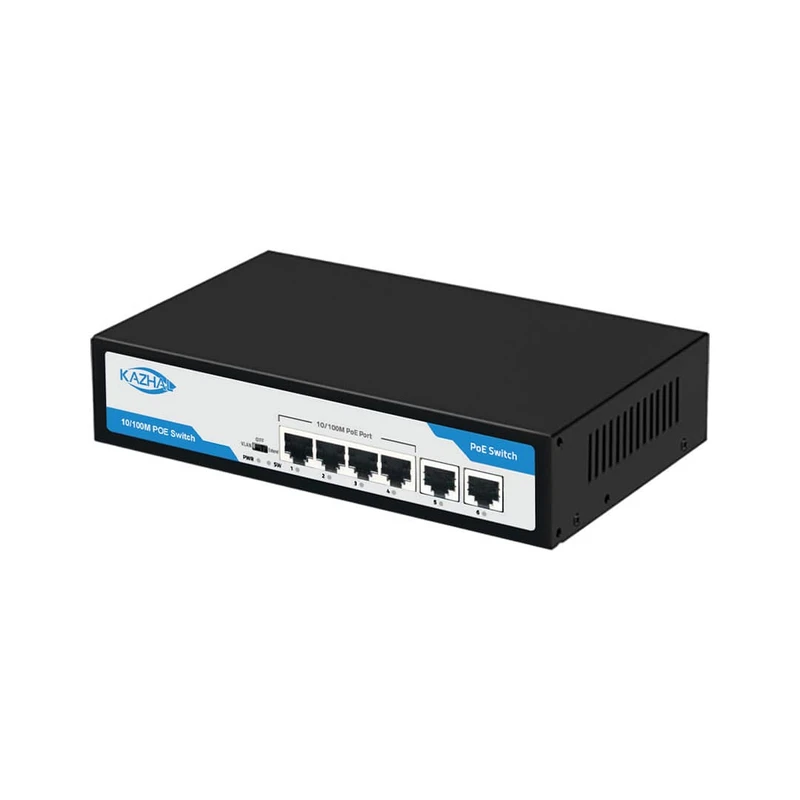 سوییچ 4 پورت POE کژال مدل KNS-P42F-E1