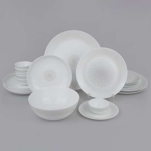 سرویس غذاخوری 26 پارچه 6 نفر آیروپال مدل کلاسیک  مدل 1048 ورژن 3