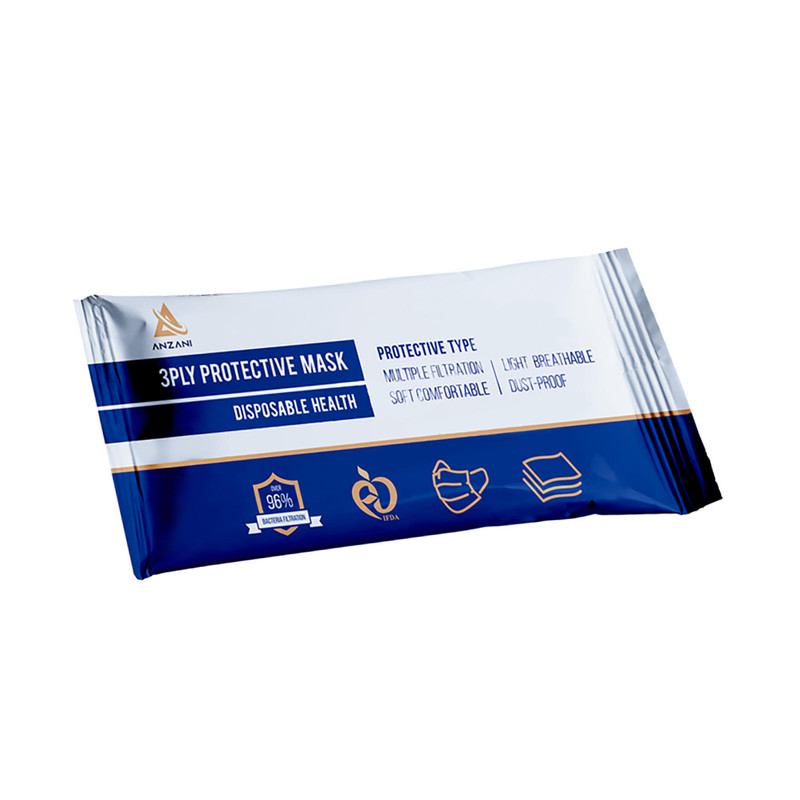 ماسک تنفسی انزانی مدل Ebl01 بسته 10 عددی