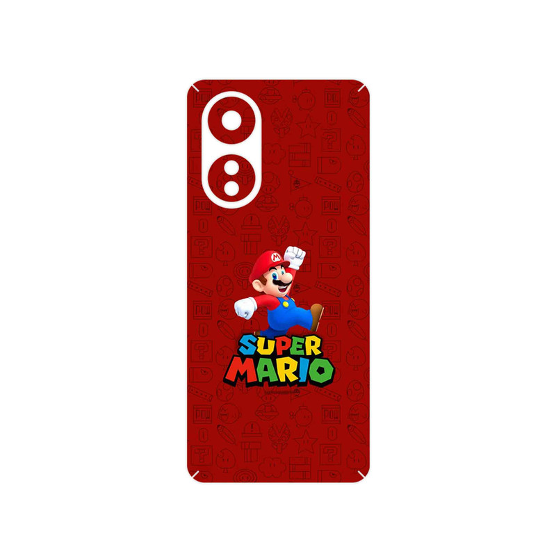برچسب پوششی ماهوت مدل Super_Mario_Game مناسب برای گوشی موبایل اپو A58 4G