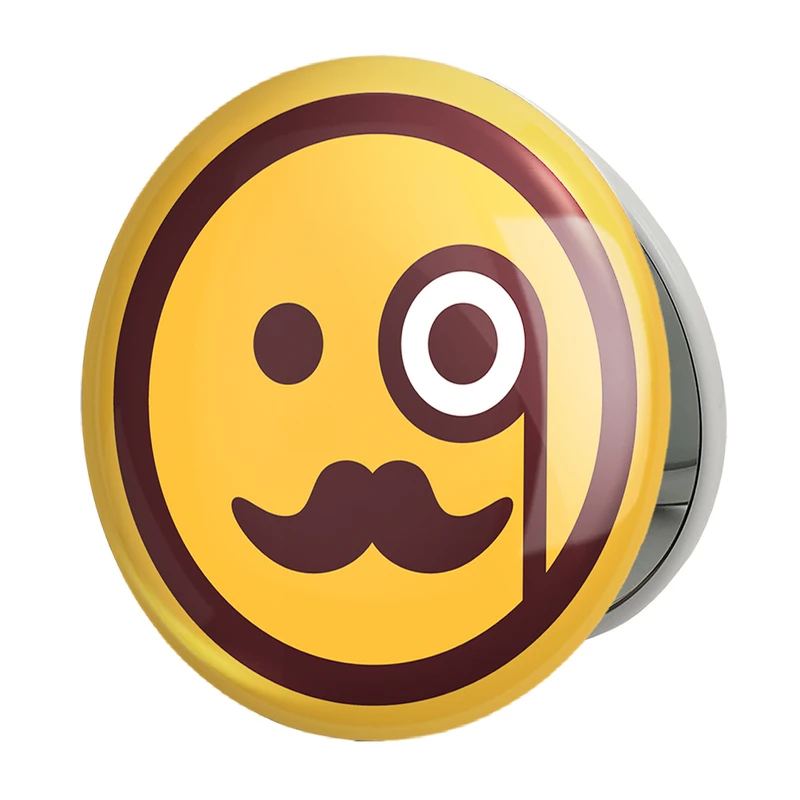 آینه جیبی خندالو طرح ایموجی Emoji مدل تاشو کد 3016 